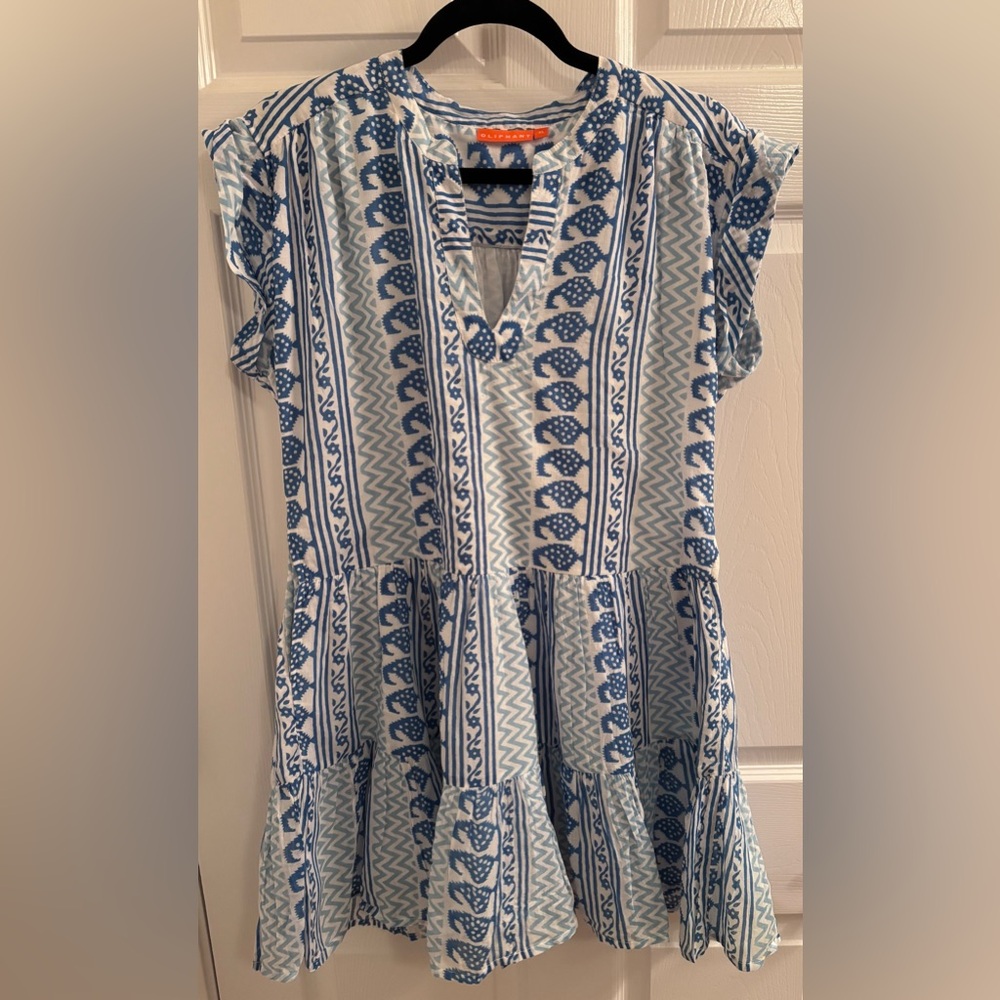 Oliphant Roll Sleeve Mini dress